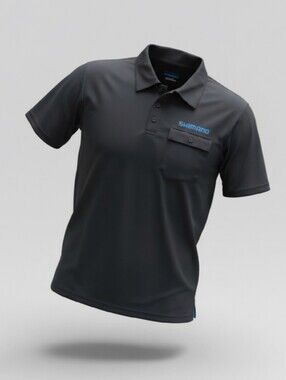 SHIMANO POLO SHIRT - BLACK